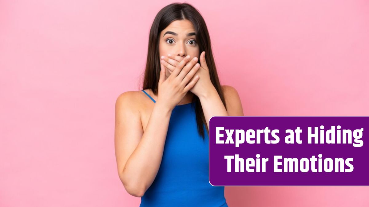 Young Brazilian woman isolated on pink background covering mouth with hands.